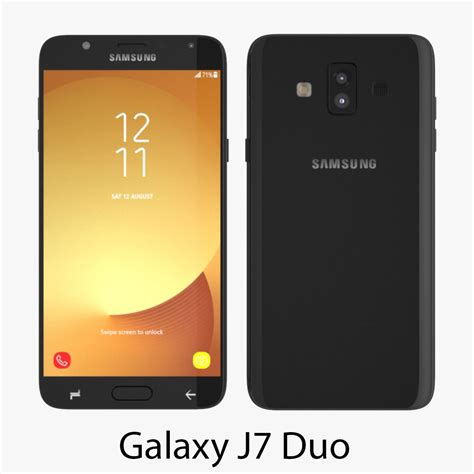 Modelo Samsung Galaxy J7 Duo 3d Modelo 3d 29 Max C4d Fbx Lwo Ma