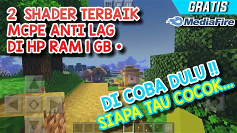 Shader MCPE Untuk Ram 1 Gb Shader Ringan Untuk Hp Kentang Support