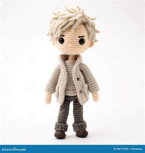 Crochet Doll With Blond Hair Naoki Urasawa Style Cute And Dreamy