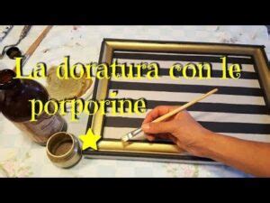 Come Dipingere Una Cornice Color Oro Vernici Legno