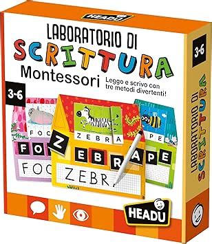 Headu Laboratorio Di Scrittura Montessori Leggo E Scrivo Con Tre Metodi