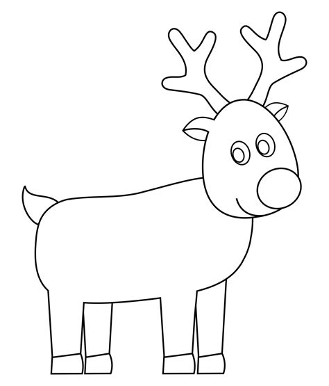 Reindeer Face Printable - Printable Word Searches