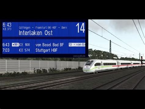 Train Simulator Classic Ice Von Kiel Hbf Nach Interlaken Ost