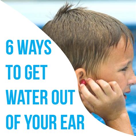 6 Ways To Get Water Out Of Your Ear