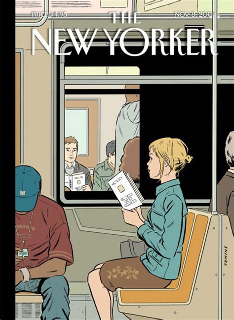 Railroad Scenes On The Cover Of The New Yorker I Ride The Harlem Line