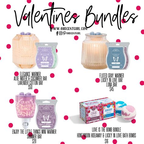 Scentsy Valentine Bundles Scentsy Scented Wax Wax Warmers