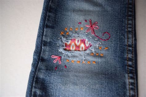 Image Result For Hand Stitch Patch Jeans Embroider How To Patch Jeans Visible Mending Jeans