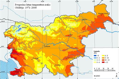 Temperature In Padavine V Sloveniji