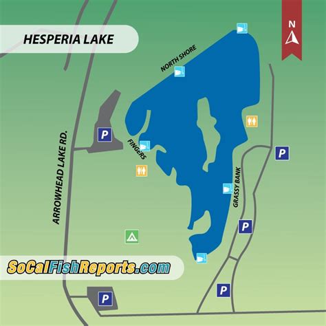 Hesperia Lake - Fish Reports & Map