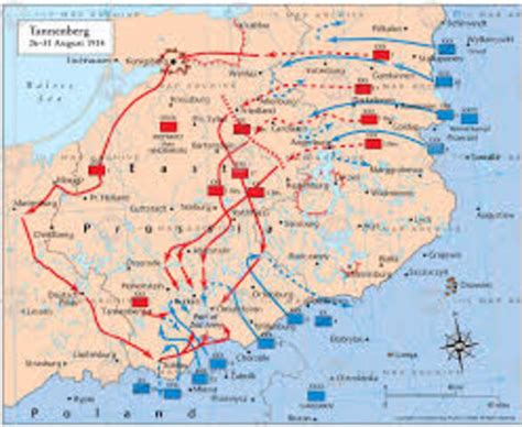 Battle Of Tannenberg Map