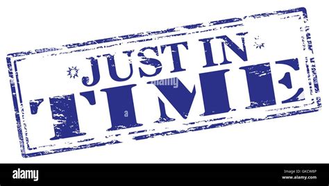 Just in time Stock Vector Image & Art - Alamy