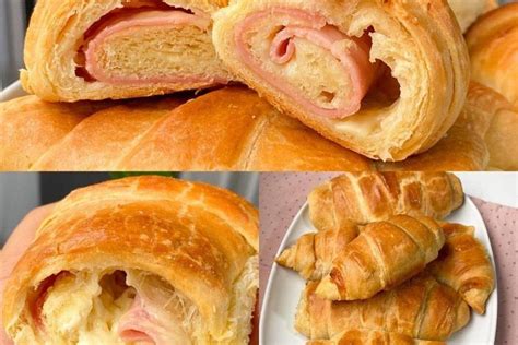 PÃO CROISSANT DE UM JEITO FÁCIL E SIMPLES AGORA VOCÊ PODE FAZER NA