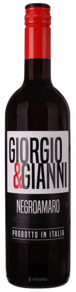 Giorgio & Gianni Negroamaro | Vivino US