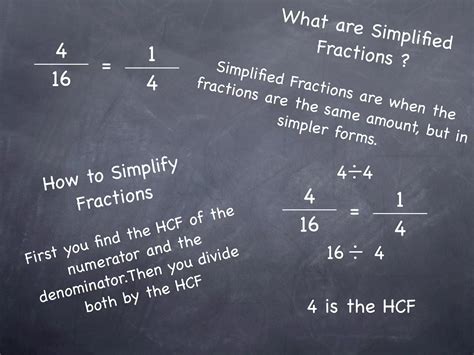 Equivalent Simplifying And Ordering Fractions Ppt