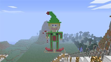 Pixel Art Elf Minecraft Project