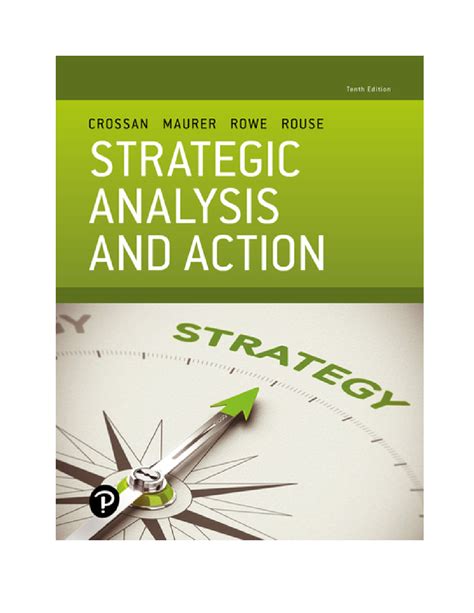 Strategic Analysis In Action 10th Canadian Edition By Mary M Crossan