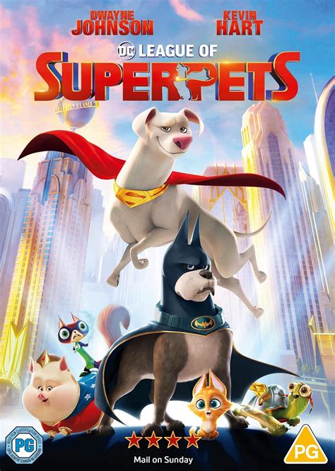 DC League Of Super Pets DVD 2022 Amazon Co Uk Dwayne Johnson DVD