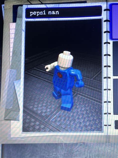 I Made Pepsi Man In Lego Dc Super Villains Using The In Game