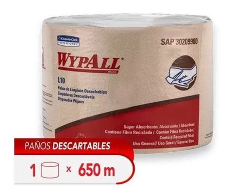 Limpion Descartable Wypall L10 Jumbo 650m MercadoLibre