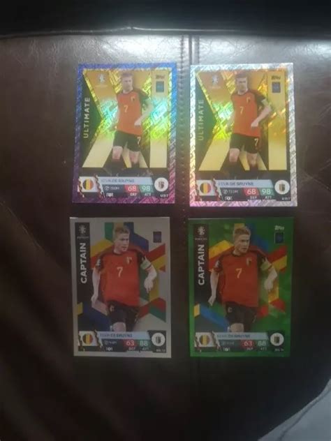 TOPPS MATCH ATTAX UEFA Euro 2024 Kevin De Bruyne Belgium 4