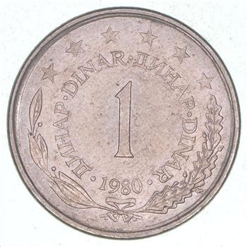 1980 Yugoslavia 1 Dinar Property Room