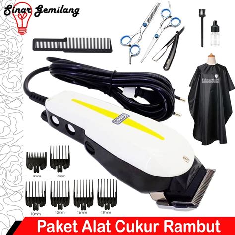 Jual Paket Alat Pangkas Rambut Kemei Km Professional Hair Clipper