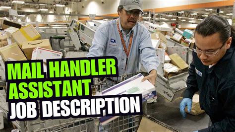 Mail Handler Assistant Usps Job Description Mail Handler Job