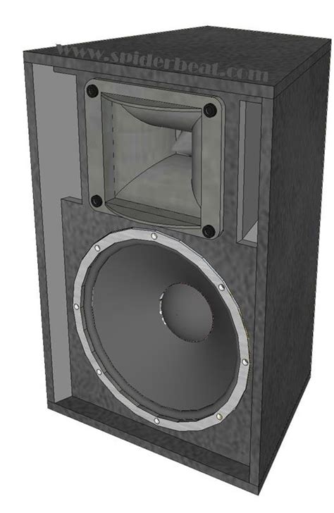 Skema Box Speaker Inch Way Horn Cocok Untuk Midbass Atau Mid Hi