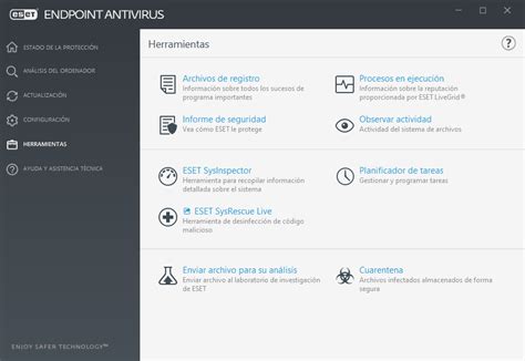 Herramientas Eset Endpoint Antivirus Ayuda En L Nea De Eset