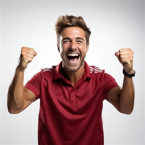 Premium Ai Image Happy Man Laughing Celebration Photo