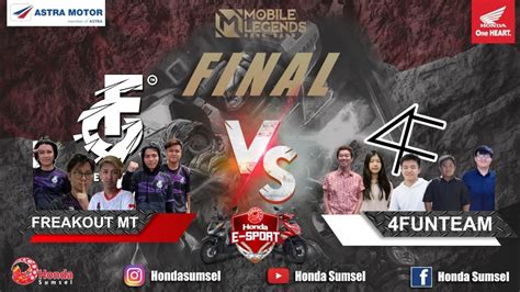 Honda E Sport Mobile Legend War Of Tank Final Match Youtube