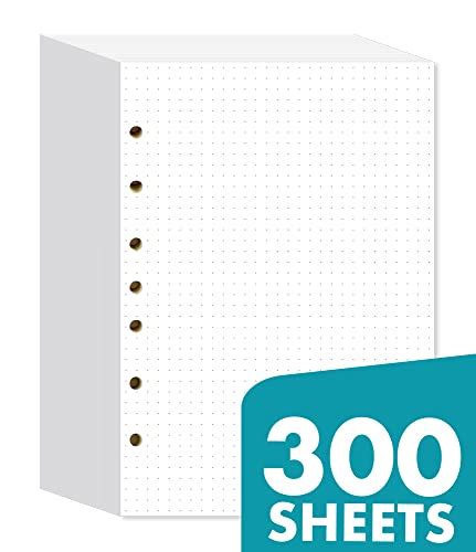 Dotted Filler Paper Pack Of 300 Sheets 7 Hole Punched