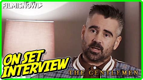 The Gentlemen Colin Farrell Coach On Set Interview Youtube