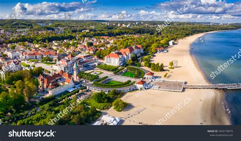 Sunny Scenery Sopot City Molo Pier Stock Photo 1833178075 Shutterstock