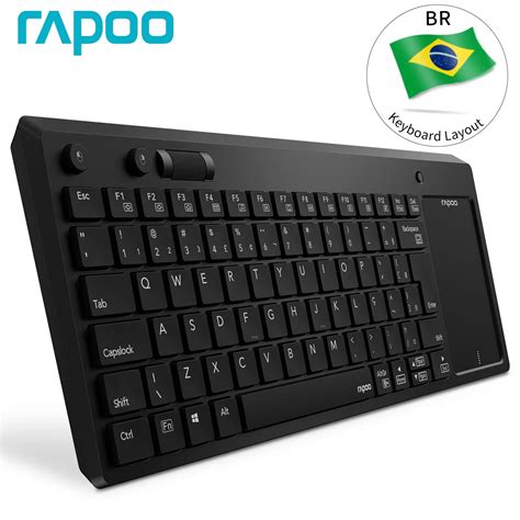 Teclado Sem Fio Rapoo K Qwerty Teclas Multim Dia E Teclado