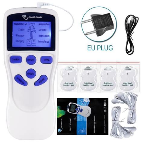 Prise Ue Stimulateur Musculaire Ems Lectrique Appareil De Massage