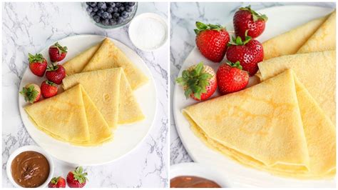 Como hacer Crepes Masa para crepes Receta fácil YouTube