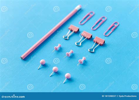 Pencil And Pins Stock Image 4780801