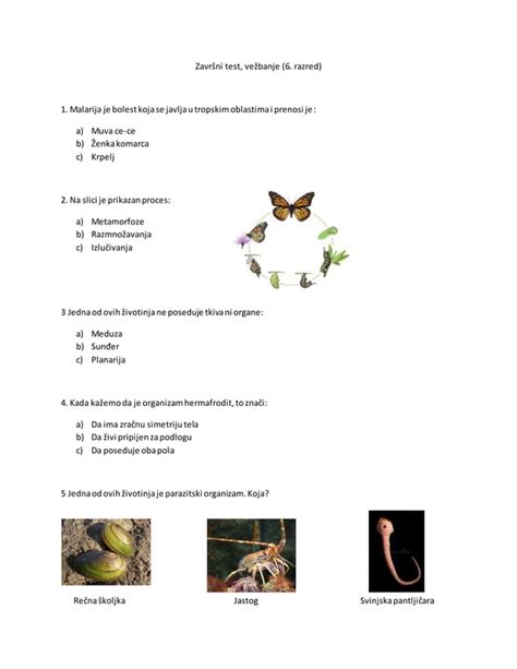 Biologija Pripremna 6 Razred Pdf