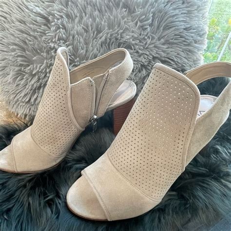 Via Spiga Shoes Via Spiga Sling Back Open Toes Booties Poshmark