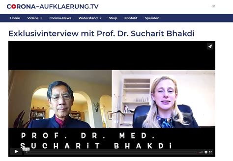 Exklusivinterview Mit Prof Dr Sucharit Bhakdi Mwgfd