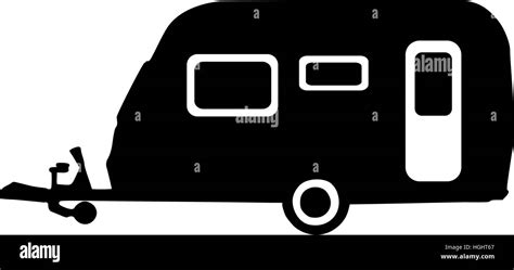 Caravan Clip Art Black And White