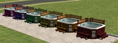 Mod The Sims Testers Wanted Re Colours Of The Above Ground Hot Tub CEP Needed Updated