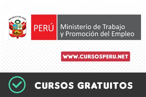 Mtpe Ministerio De Trabajo Cursos Virtuales Gratuitos 2024