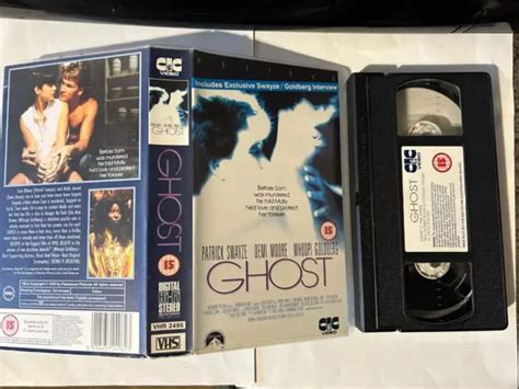 Ghost 1990 Vhs Cic Video Patrick Swayze Demi Moore Whoopi