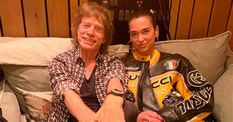 La Estrella Del Pop Dua Lipa Comparte Estudio Con Mick Jagger The