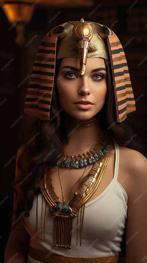 Premium Ai Image Beautiful Woman Like Queen Of Egypt Cleopatra