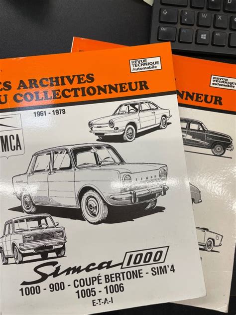 Bücher Lot de 2 livre Revue Technique Automobile Simca Catawiki