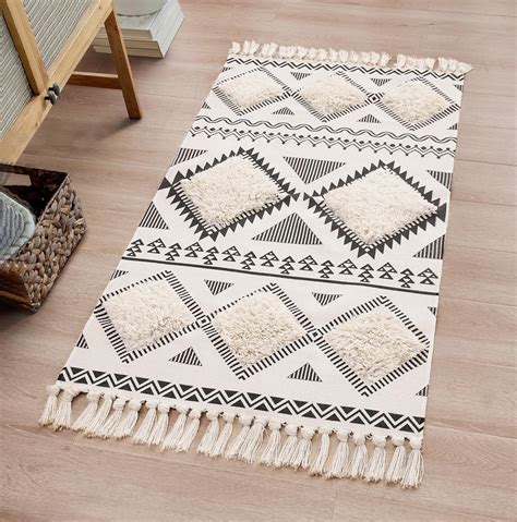 Chicrug X Runner Rugs For Bedroom Bedside Geometric Washable Hallway