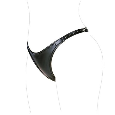 Womens Bdsm Sex Toy Double Dildo Strap On Penis Cock Underwear Panty Thong Kink EBay